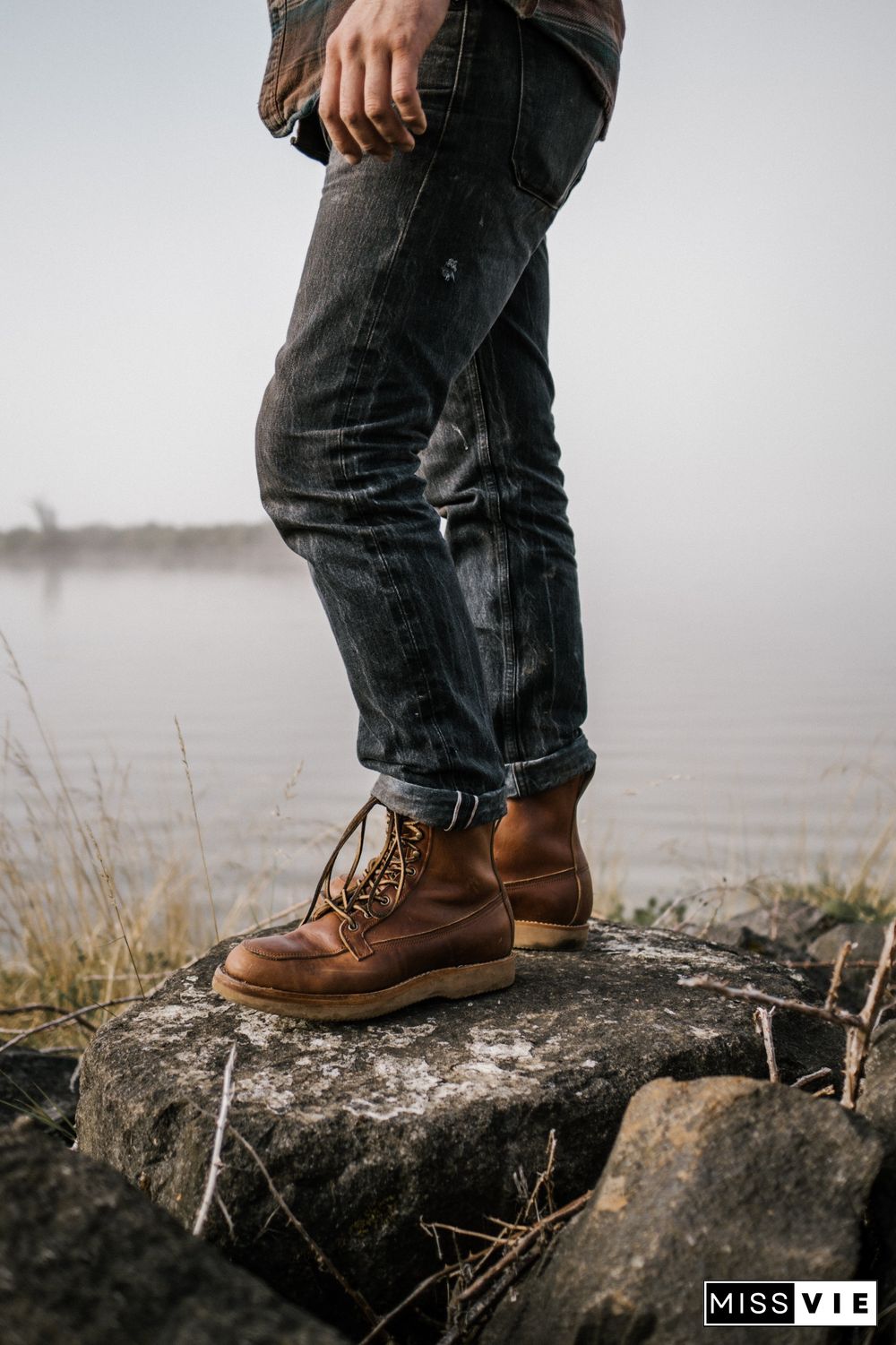 Cow Split Leather Men Boots Comfortable Boots Men Footwear Rubber Ankle Boots Men's Shoes