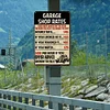 Garage Shop Rates - Metal Tin Signs(8*12Inch/12*16Inch) - Garage