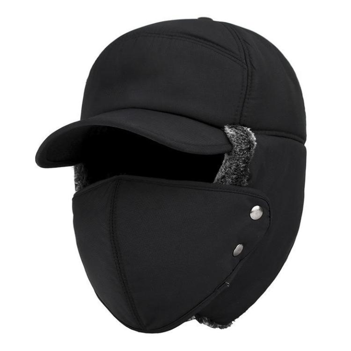 Winter 3 in 1 Thermal Fur Cold-Proof Ear Warm Cap