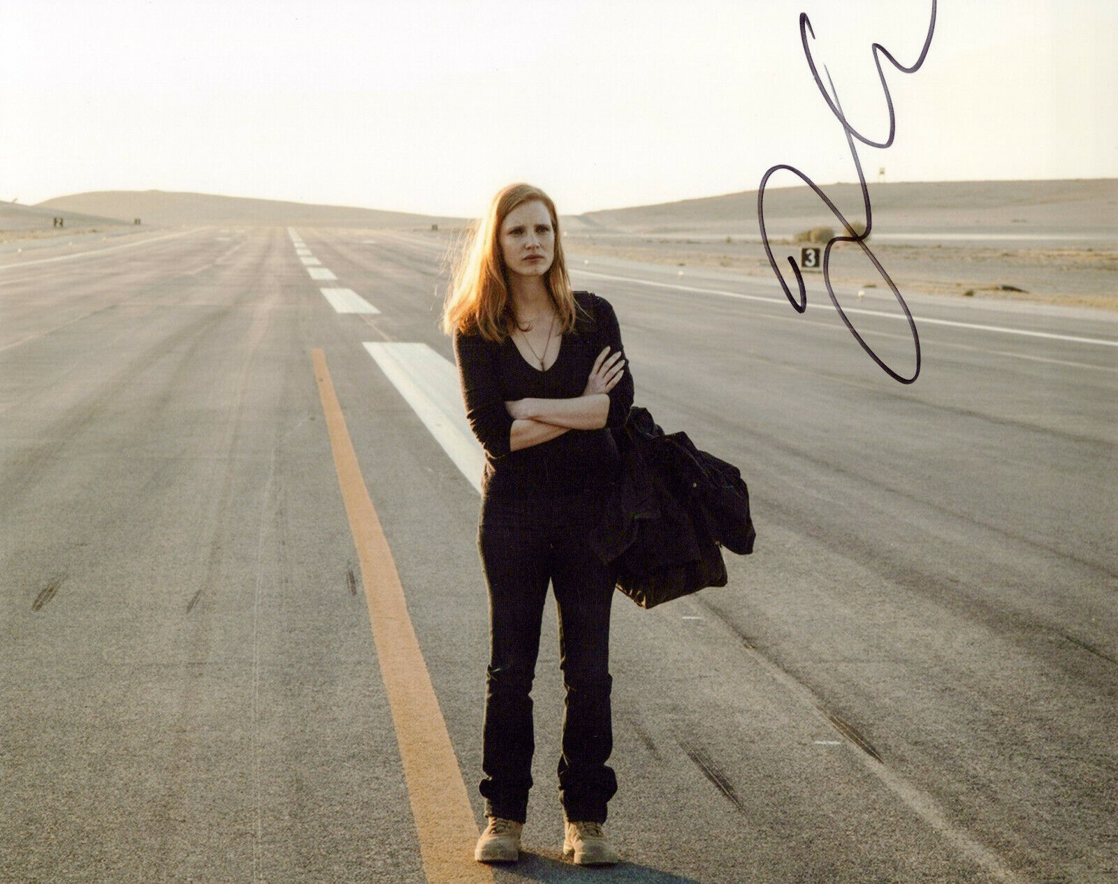 Jessica Chastain Zero Dark Thirty autographed Photo Poster painting signed 8x10 #5 Maya