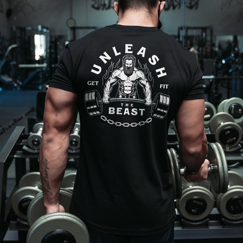 Livereid Unleash The Beast Printed Men's T-shirt - Livereid