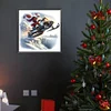 Diamond Painting-DIY Full Round Drill Flying Santa(40x40cm)