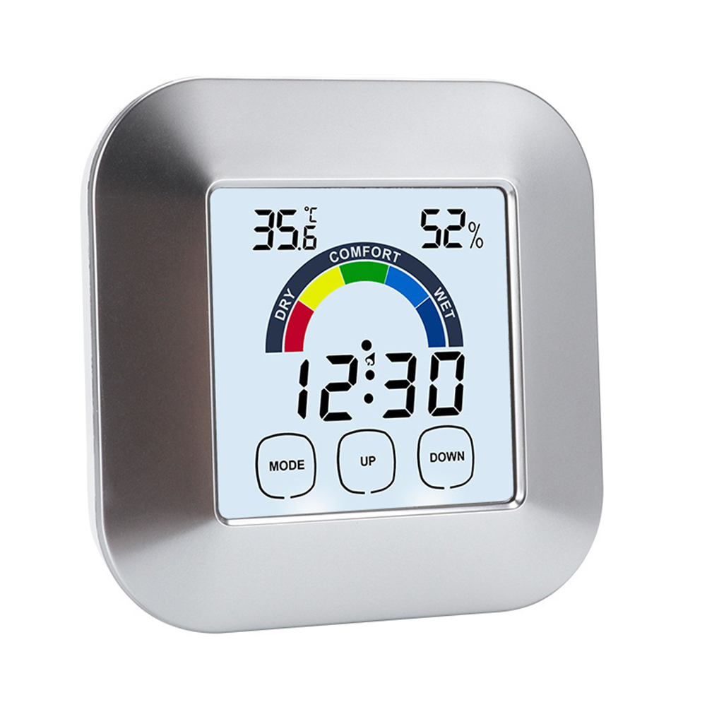 

Mini Touch Screen Thermometer Electronic Digital Hygrometer Indoor Outdoor, 501 Original