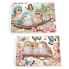 2 Pack Bluebird DIY Diamond Art Spiral Notebook Kit 80 Pages No Lines