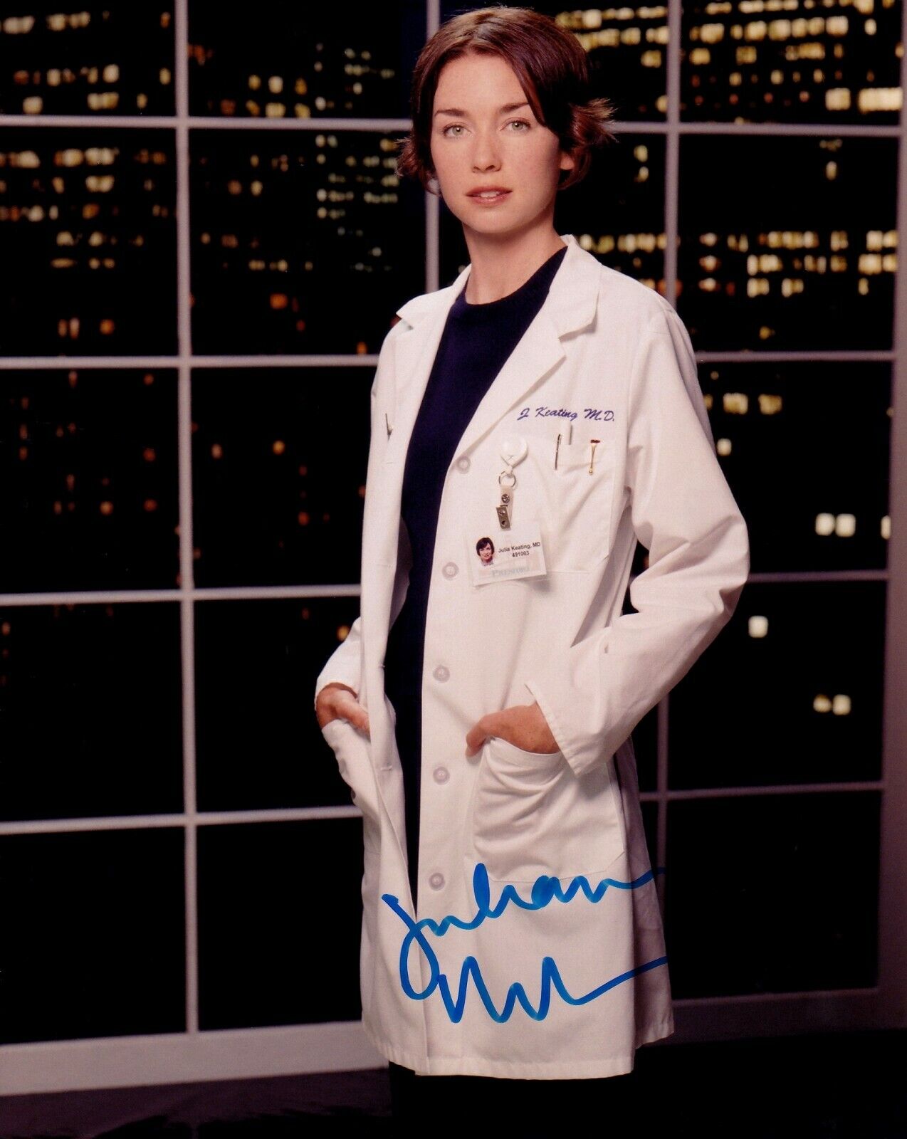 JULIANNE NICHOLSON hand-signed PRESIDIO MED 8x10 uacc rd coa FANTASTIC CLOSEUP