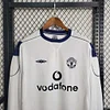2000-2001 Retro Manchester United Away Long sleeve Football Shirt 1:1 Thai Quality