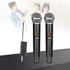 Professional Wireless Microphone with Receiver 2.4GHz Dynamic Handheld Microphones Rechargeable Condenser Microphone for Streaming & Live Performance