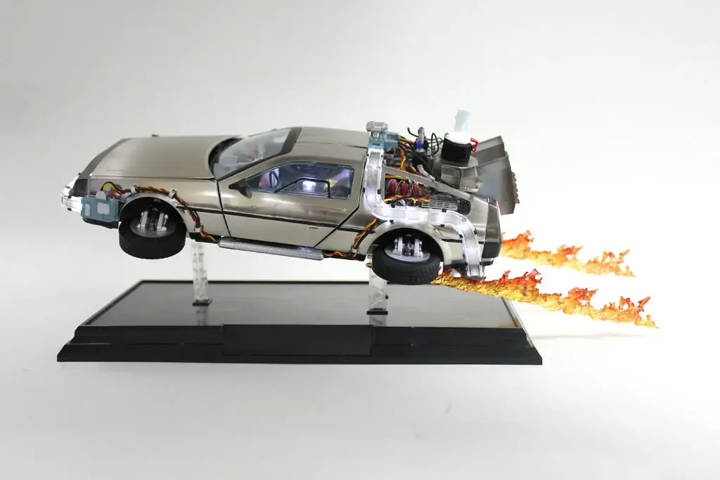 🔥🎄Christmas early bird sale🎄 - Magnetic Levitating 1/20 DeLorean Time Machine
