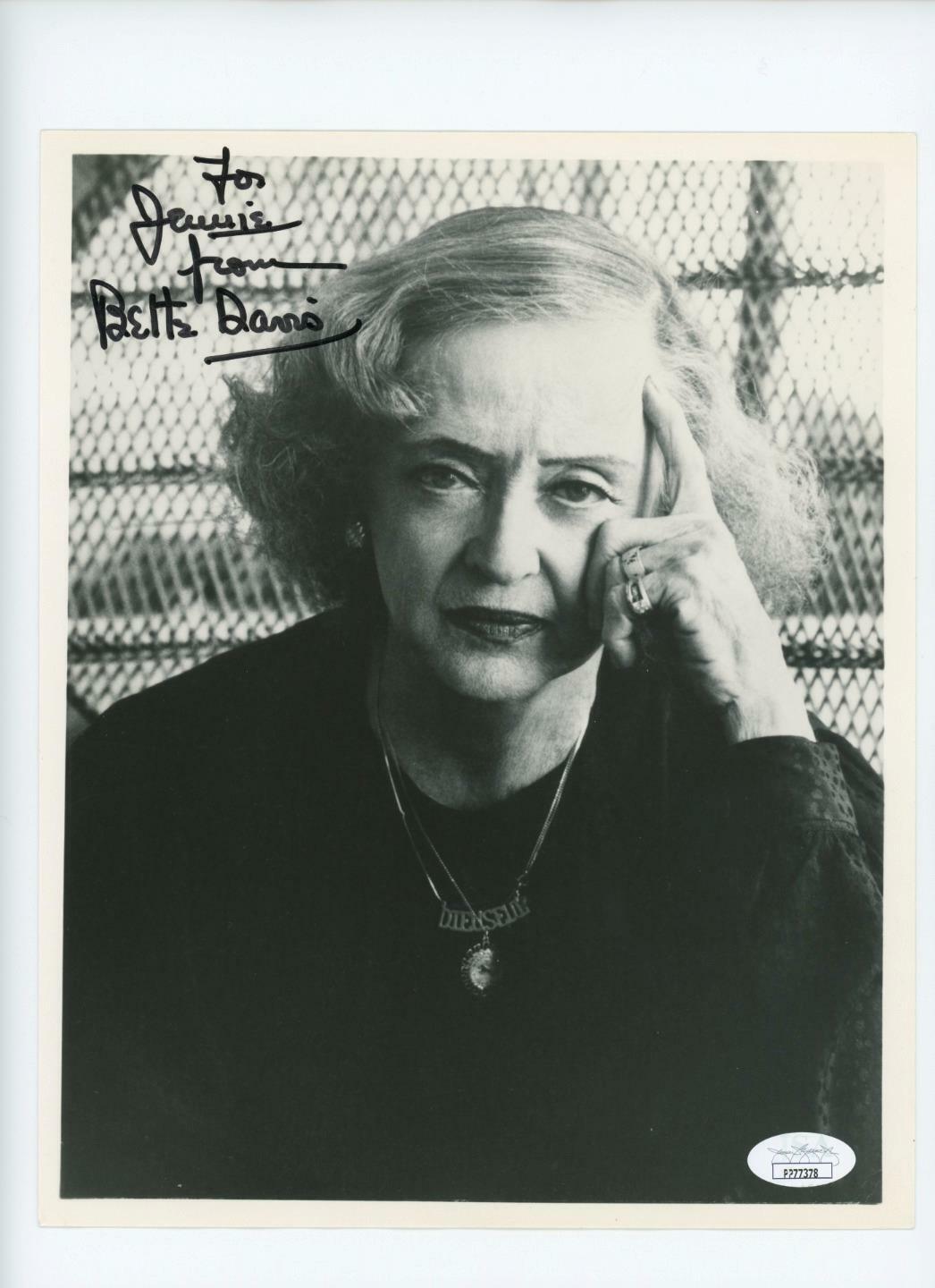 Bette Davis Signed Autographed 8 x 10