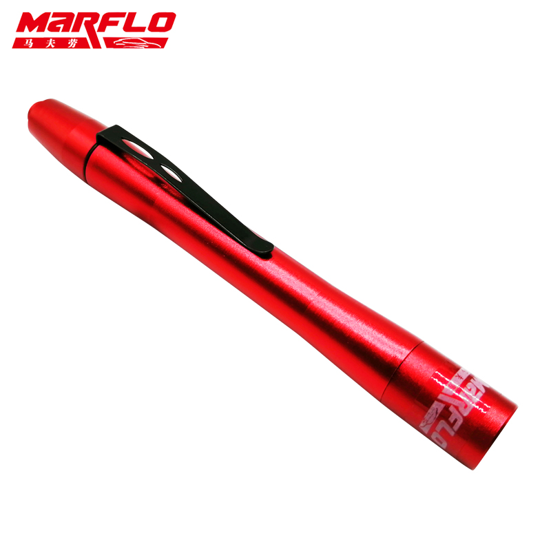 Marflo Car Paint Checking Swirl Finder Light Pen Lighter For Car Washing And Paint Finish Tools BT-7018