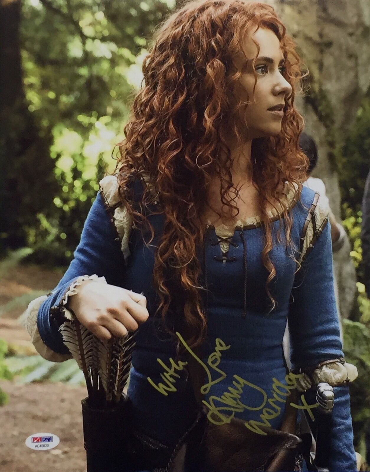 Amy Manson Signed Autographed Once Upon A Time 11x14 Photo Poster painting PSA AC45820