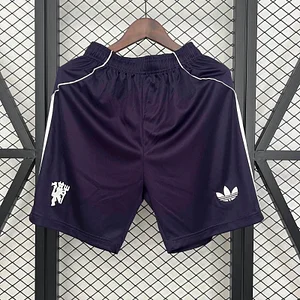 2025/2026 Manchester United Away Shorts Deep Purple