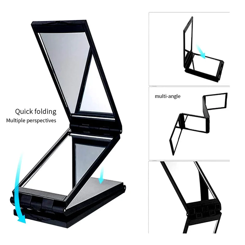 Multi Angle Folding Mirror for Self Haircutting Head Back View Available