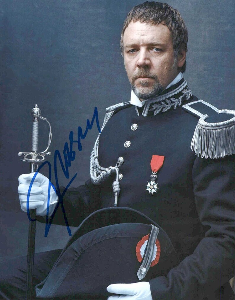 Russell Crowe Signed Autographed Les Miserables