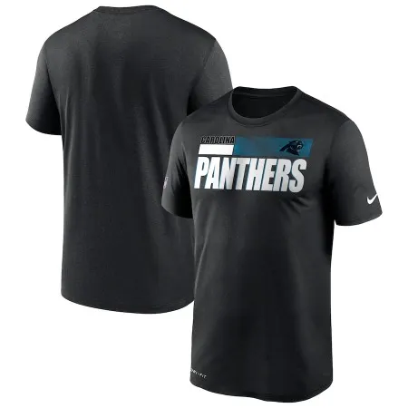 Men's Carolina Panthers 2020 Black Sideline Impact Legend Performance T-Shirt