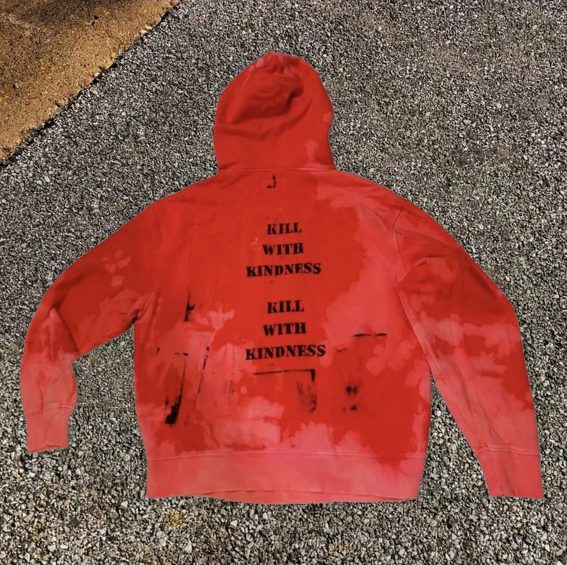 Fashion Statement Print Long Sleeve Hoodie