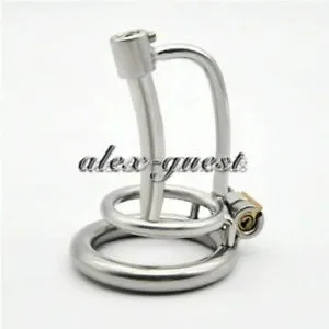 pornhint Pornhint Stainless Steel Metal Male Chastity Cage Device Sounds Locking Belt Restraint