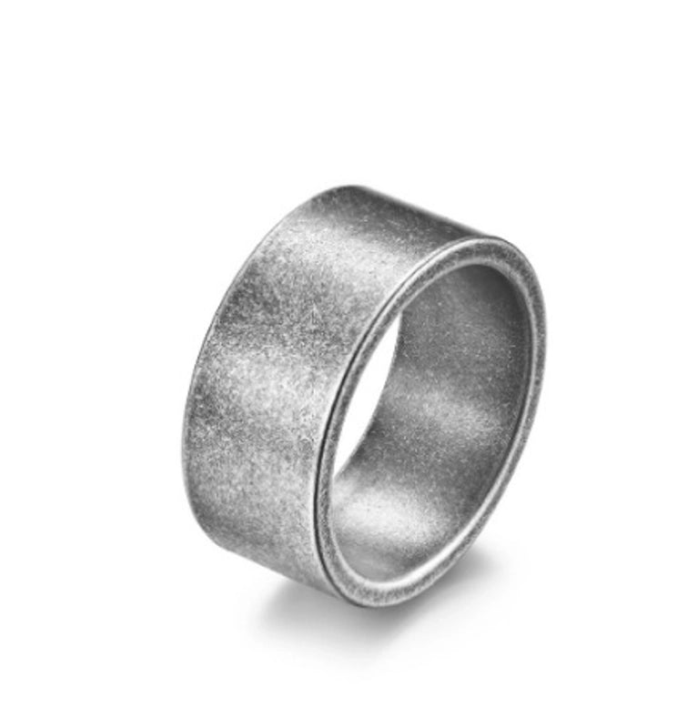 Casual Vintage Style Rock Geometric Titanium Steel Plating Unisex Rings