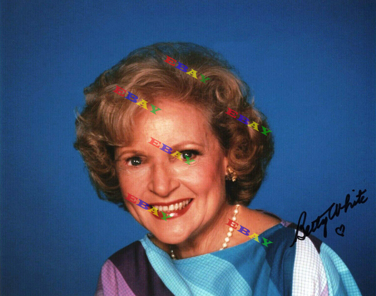 Betty White Autographed Signed 8x10 Photo Poster painting Reprint