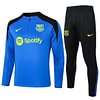 Joyfball 2024/2025 Barcelona Half-Pull Training Suit Blue Football Shirt 1:1 Thai Quality