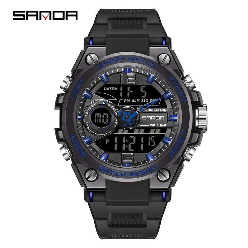 Modern Style Solid Color Electronic Men’s Watches