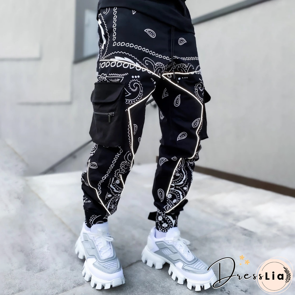 Project-S Paisley Bandana Kami Cargo Harem Pants