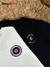 Goodbite &middot; Children's clothing expression movable emotion flash display integrated chip dinosaur round neck short-sleeved T-shirt