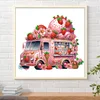 Diamond Painting-DIY Crystal Rhinestone Goblins Ice Cream Car