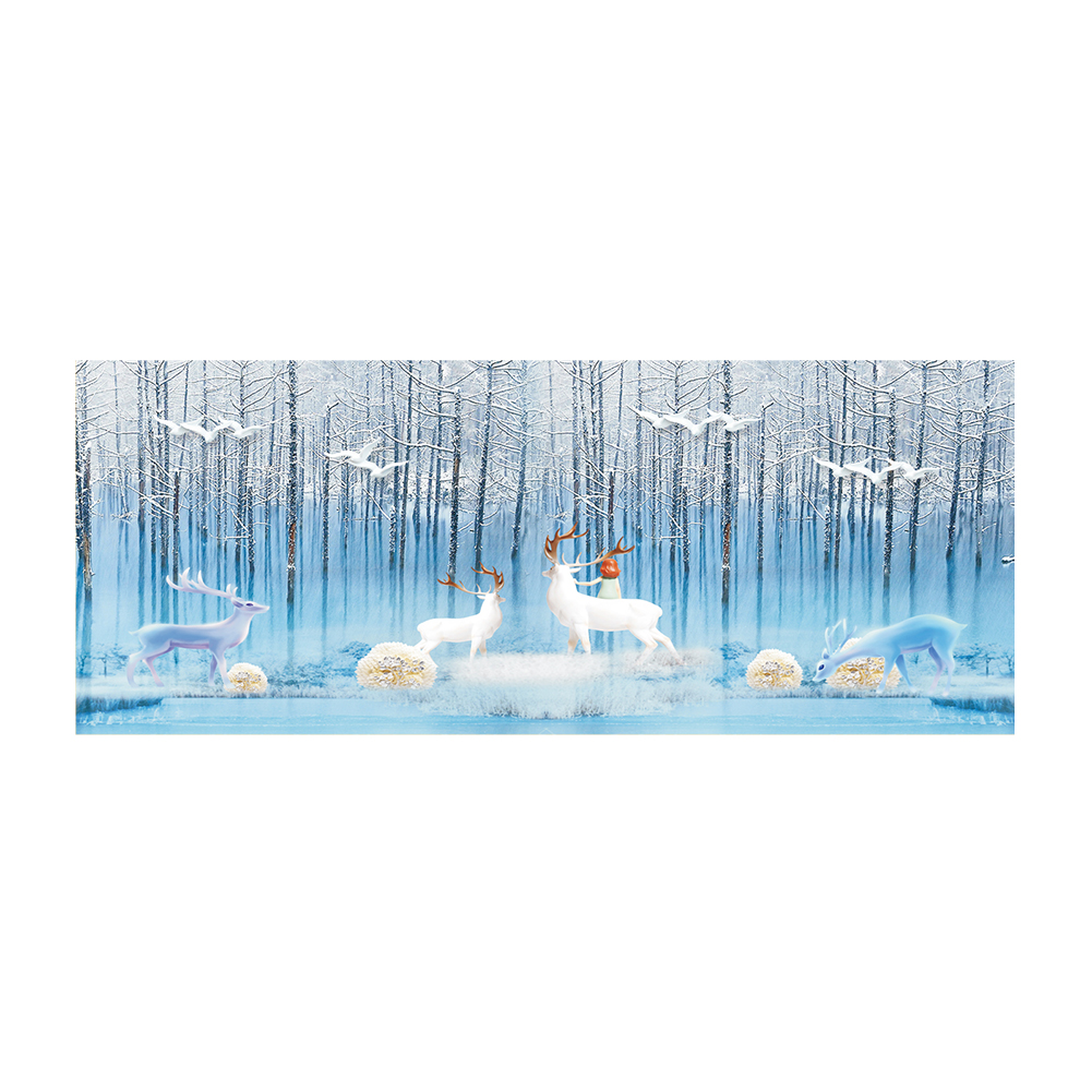 

Fairy Deer - 11CT Stamped Cross Stitch - 149*66CM, 501 Original