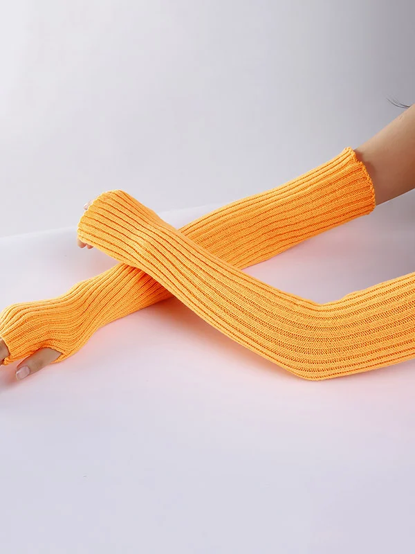 Original 9 Colors Striped Knitted Sleevelet