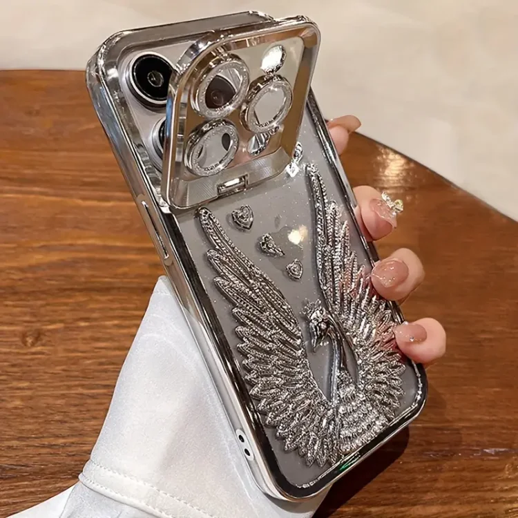 Etui na iPhone'a Angel Wings z ochroną obiektywu i uchwytem na telefon