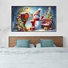 (70*40cm)Christmas Snowman - Full Round Drill Diamond Painting