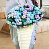 Flower Bouquet Crocheted Blankets Breathable Soft Knitting Throw Blankets Gifts