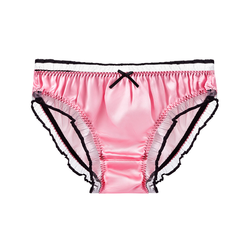 Lacetrimmed Silk Panties For Women