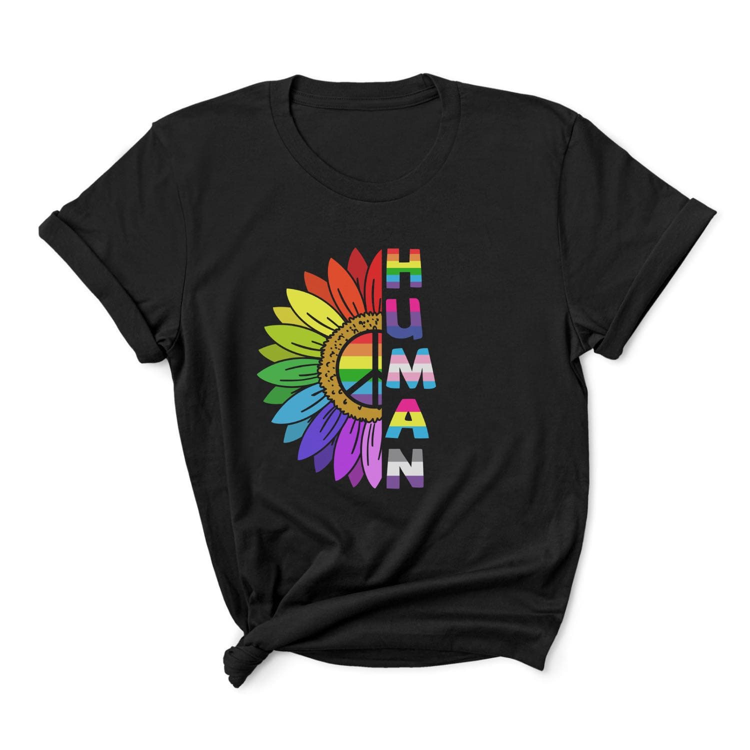 Proud human LGBT t-shirt