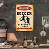 Soccer - Vintage Metal Signs(12*16Inch) - Warning