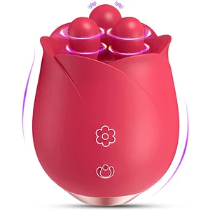 S475 Three Pistils Rose Toy – Tongue Kneading & Vibrating Sex Toy