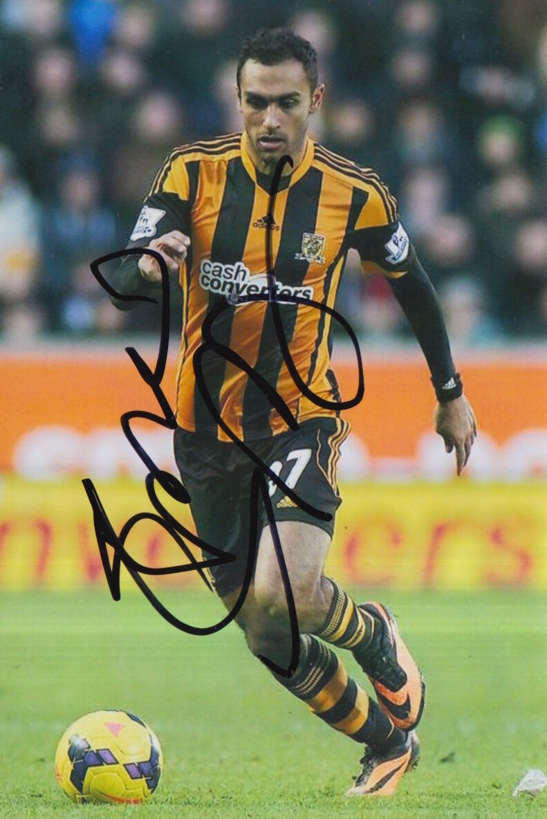 HULL CITY HAND SIGNED AHMED ELMOHAMADY 6X4 Photo Poster painting 1.