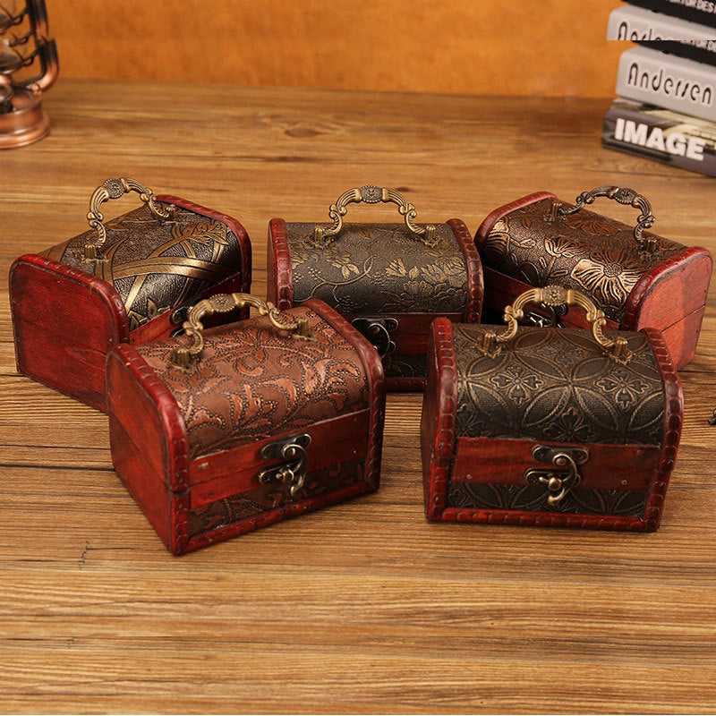 1 Piece Wood Casual Elegant Vintage Style Wedding Party Multicolor Jewelry Boxes