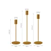 Simple 3PCS Candle Sticks Set Home Wedding Table Decor