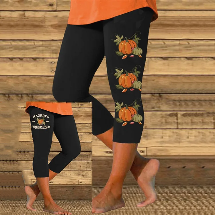 Women's Hagrid's Pumpkin Farm Print Leggings