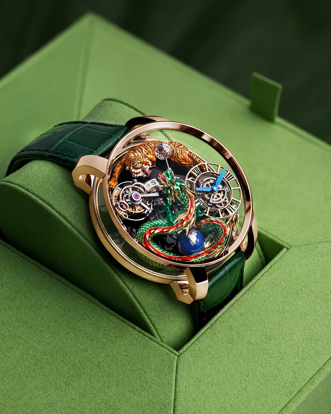 Astronomical Art Tygrys i smok 丨 Trójosiowy Tourbillon-Centrum rabatowe