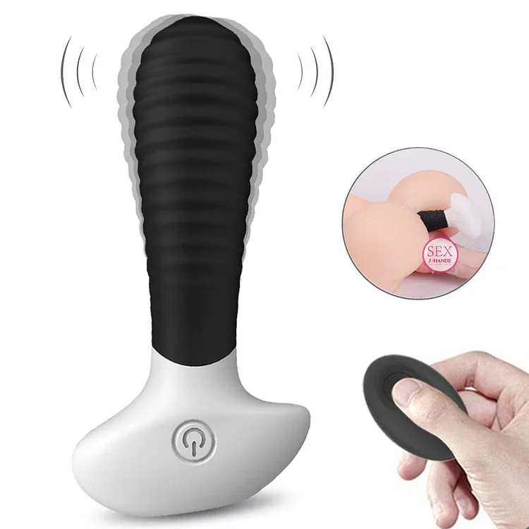 9 vibration modes wireless remote control anal plug vibrator / prostate massager