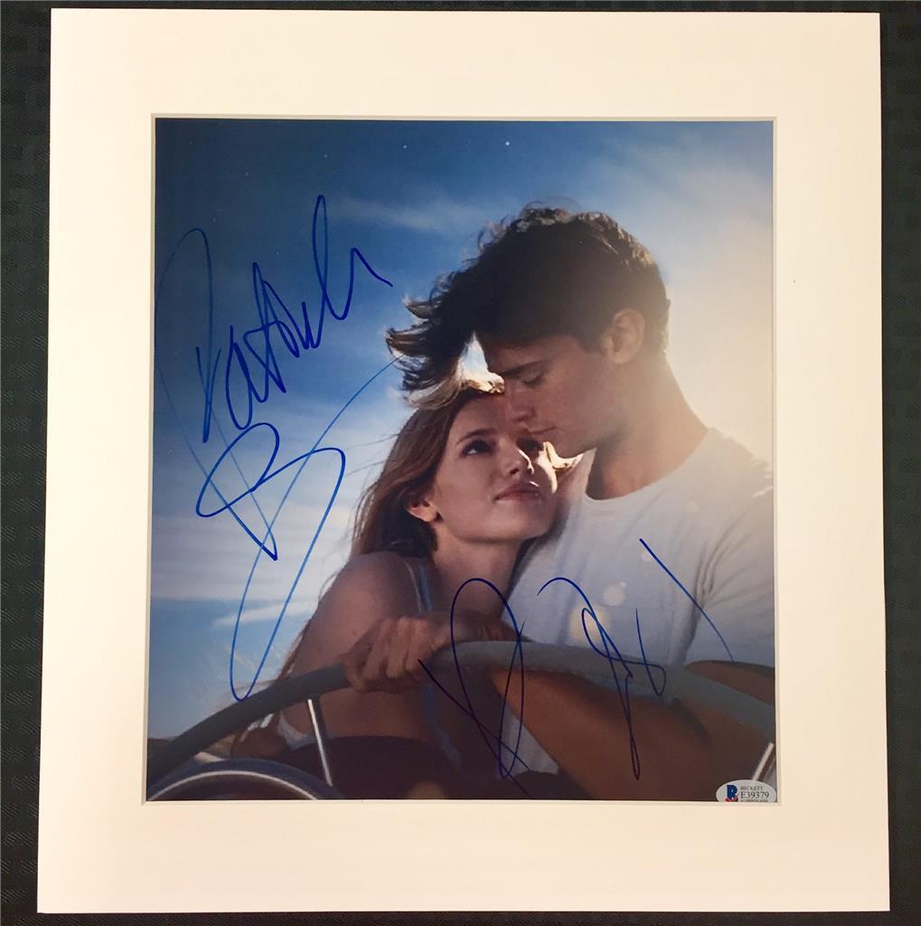 PATRICK SCHWARZENEGGER & BELLA THORNE Midnight Sun signed Photo Poster painting ~Beckett BAS COA