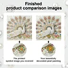 (Pre-Framed)Peacock-Special Shape Diamond Painting Kit(25x25cm)