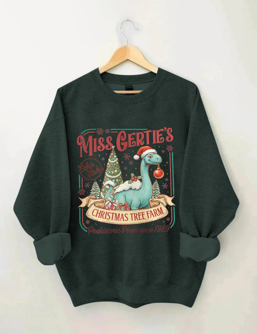 Miss Gertie&rsquo;s Christmas Holiday Vacation Sweatshirt