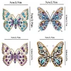 4Pcs Diamond Painting Brooch Butterfly Brooch Jewelry Kit DIY Diamond Pins