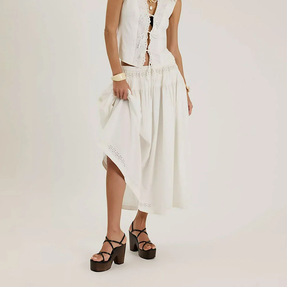 Black Round Toe Block Heel Strappy Slingback Buckle Platform Sandals