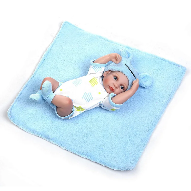  10"Kleine Johathan Lebensechte Baby Junge - RSDP-Rebornbabypuppen-Rebornbabypuppen.de