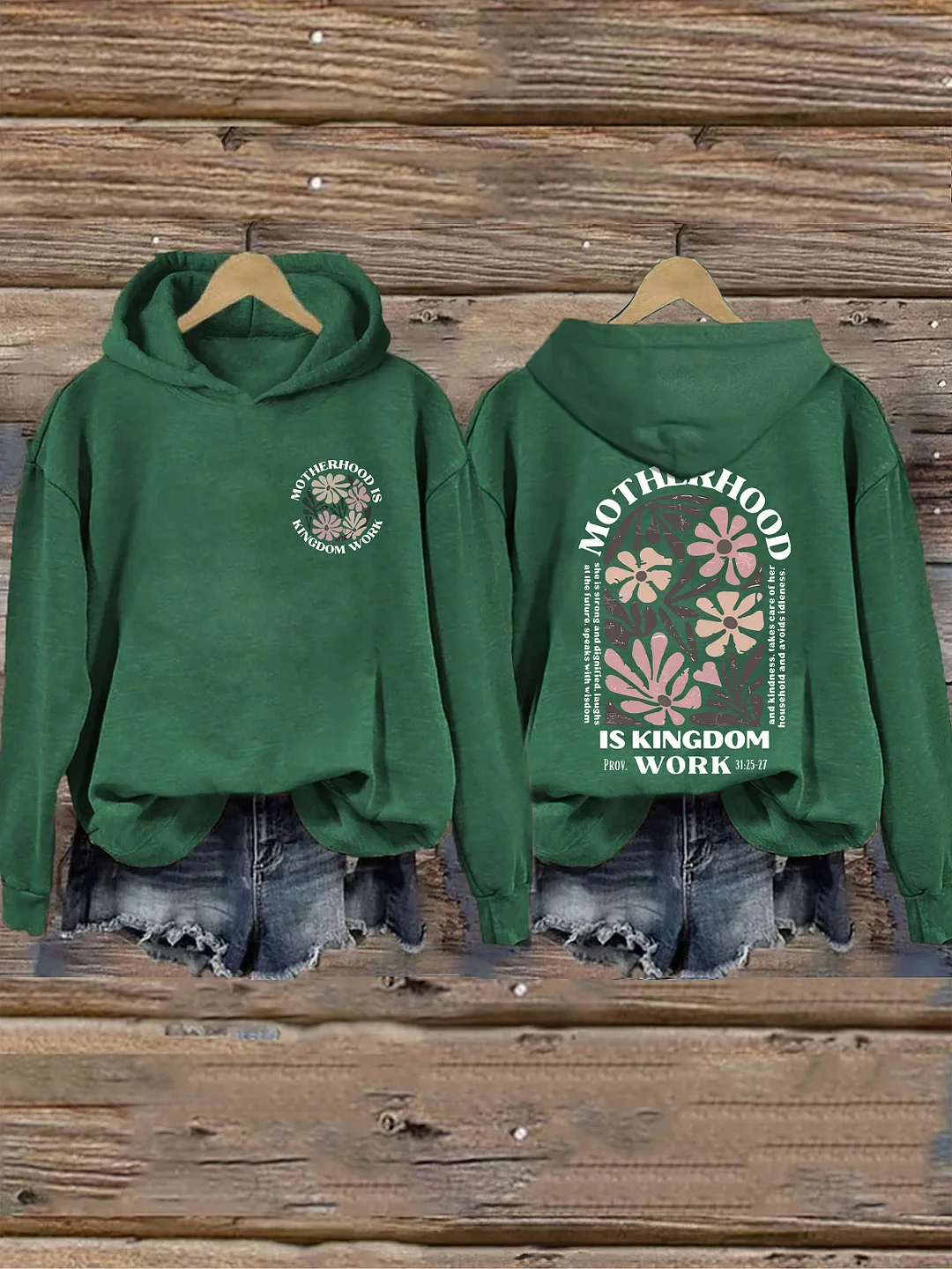 Motherhood Is Kingdom Work Hoodie